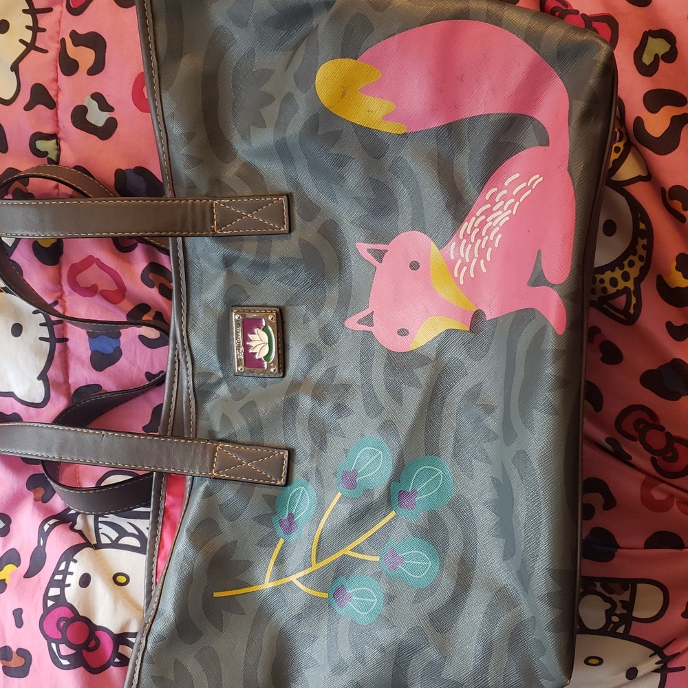 Lilly Bloom Fox Tote Bag